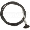 Motormite CONTROL CABLES WITH 2 IN BLACK KNOB 10 F 55198